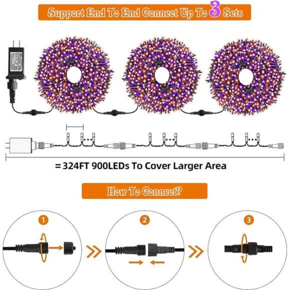 Motion Sensor Spooky Music Halloween Decorations Lights for Indoor/Outdoor - Picture 6 of 7